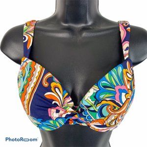 **MARK DOWN** Tommy Bahama Bikini Top 34C Paisley